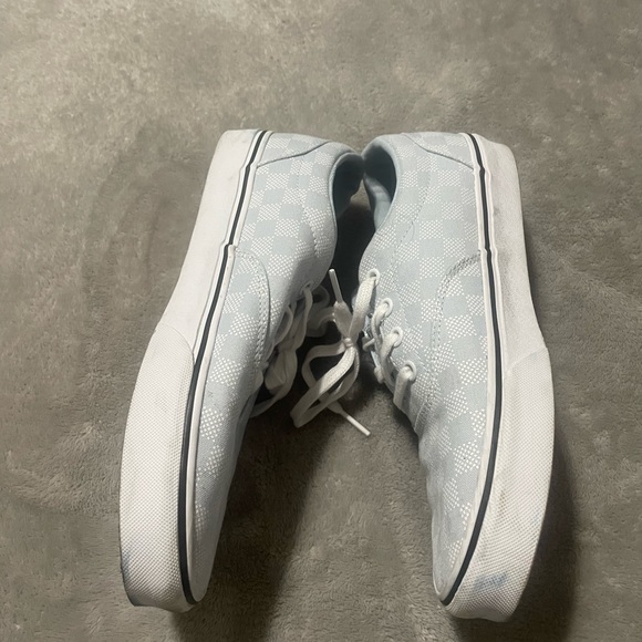 Baby blue checkered Vans 9.5 women’s - Picture 3 of 6